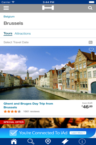 Brussels Hotels + Compare and Booking Hotel for Tonight with map and travel tour screenshot 2