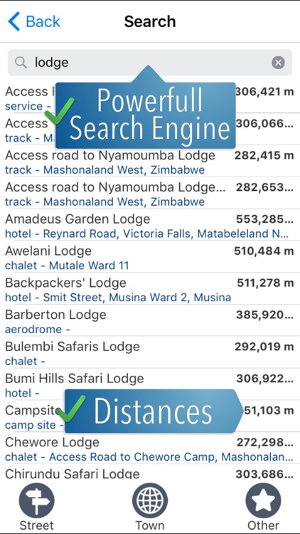 Zimbabwe Travelmapp