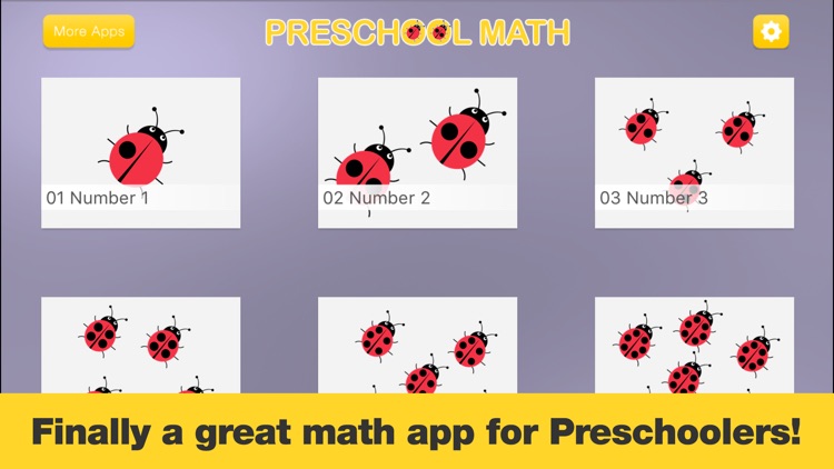 Preschool Math App - First Numbers and Counting Games for Toddlers and Pre-K Kids