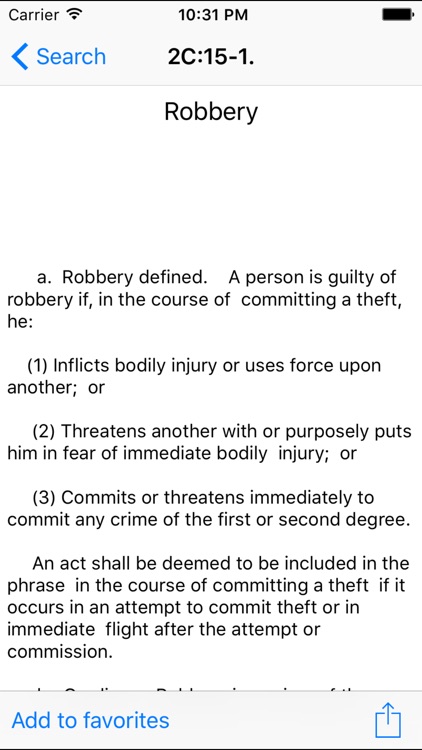 NJLaw - Title 2C - Criminal Law screenshot-3
