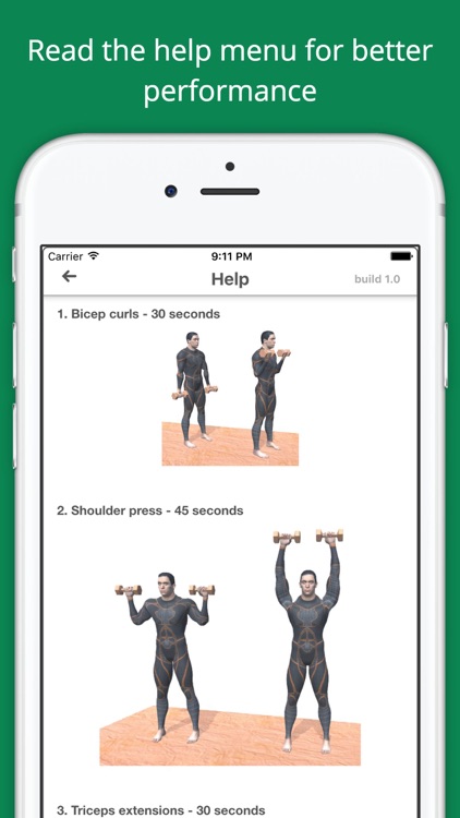 Upper Body Challenge Workout with dumbbells PRO screenshot-4