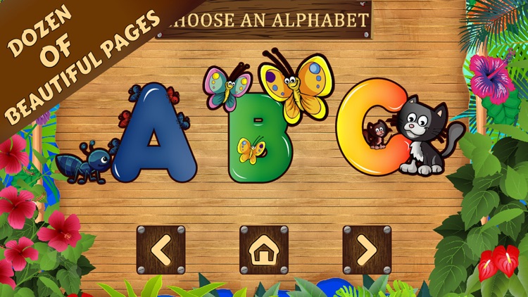 Animal Alphabet Coloring Book