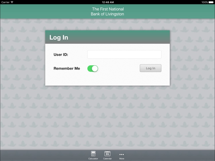 First National Bank of Livingston for iPad