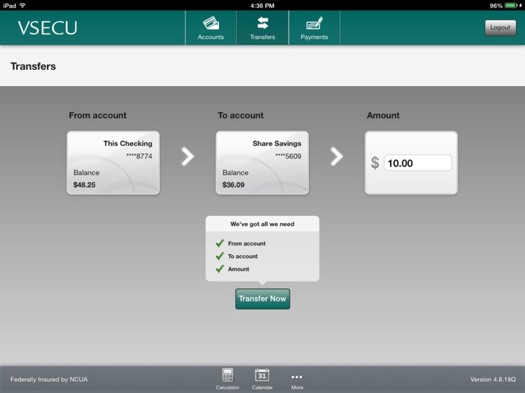 VSECU – Mobile Banking screenshot-3