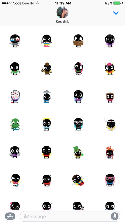 Alien Sticker Pack for iMessages screenshot-3