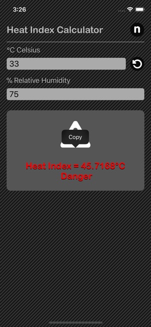 Heat Index Claculator(圖4)-速報App