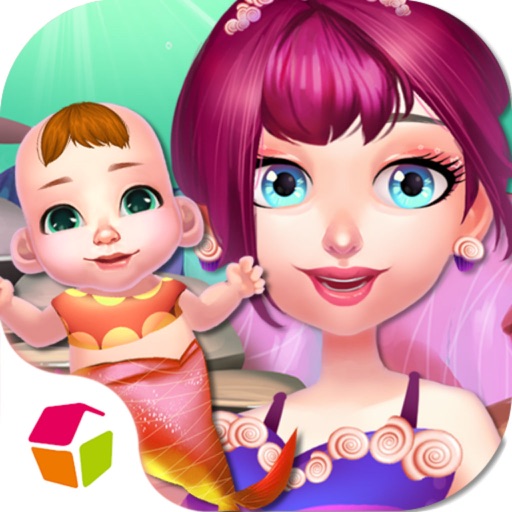 Mermaid Mommy's Doctor-Newborn Baby Icon
