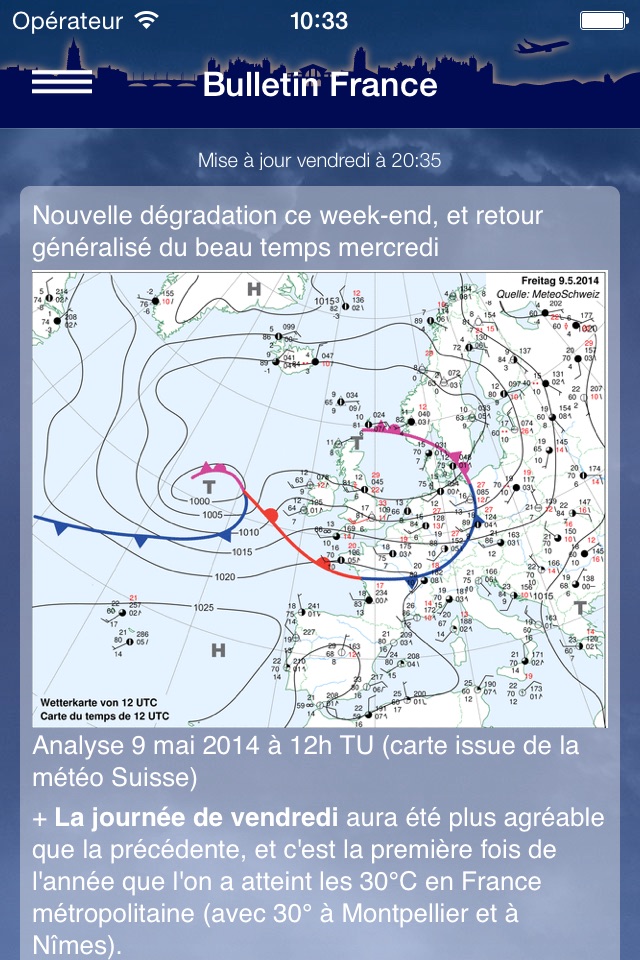 Météo Toulouse screenshot 3