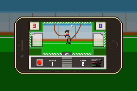 Super Rope Ball : Local Multiplayer Crazy Swing Soccer screenshot 4