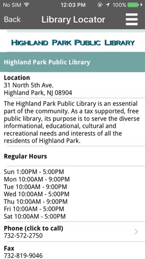 Highland Park Public Library Mobile(圖4)-速報App