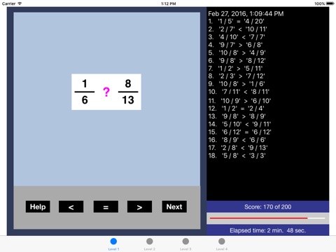 Compare All Fractions screenshot 4
