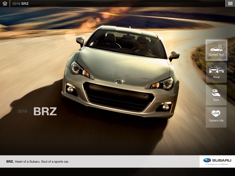 Subaru 2016 BRZ Guided Tour