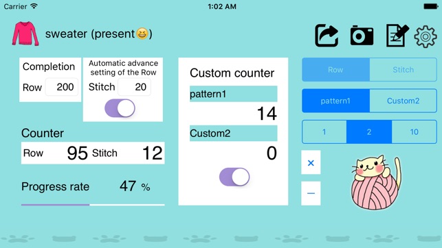 Knit - knitting counter(圖3)-速報App