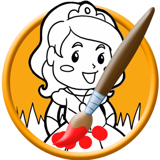 Baby Sofia Girl Coloring Book Fun Game icon