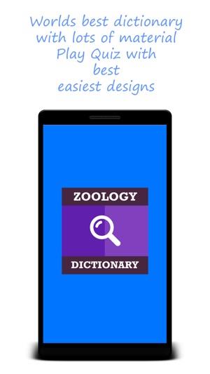 Zoology Dictionary & Quiz