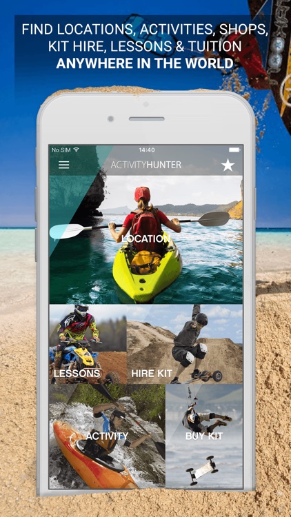 Activity Hunter - the extreme, action sport finder