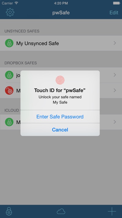 pwSafe 2 - Password Safe screenshot-0