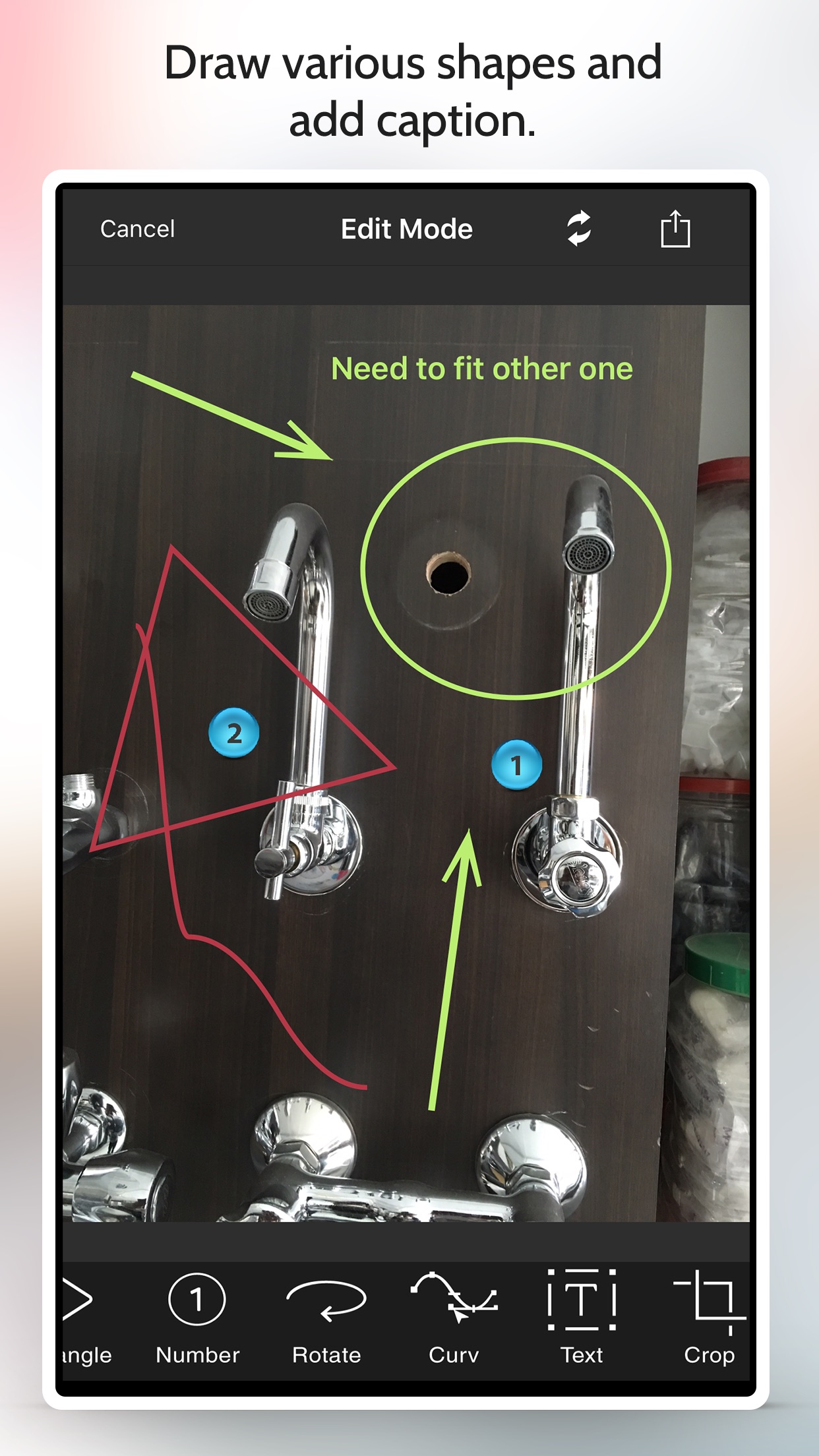 Screenshot do app Snap Markup - Annotation Tool