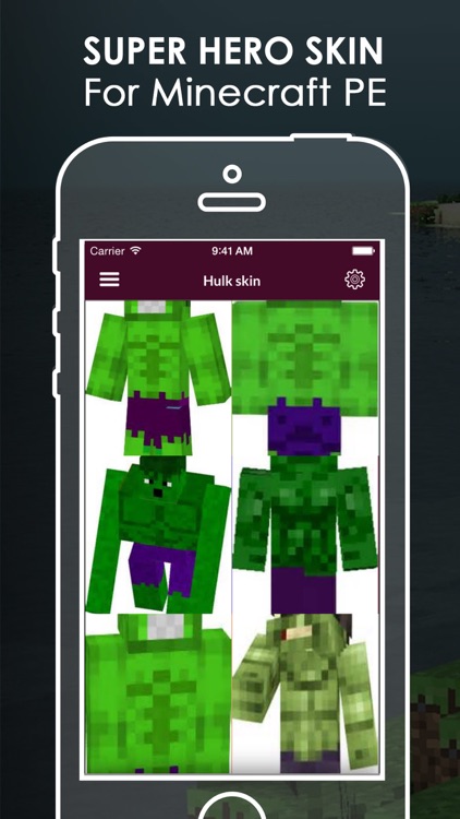 Super Heros Skin Wallpapers For Minecraft PE