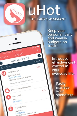 uHot – Organizer and Calendar for Professional Women screenshot 4