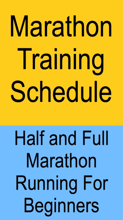 Marathon Training Schedule - Half and Full Marathon Running For Beginners