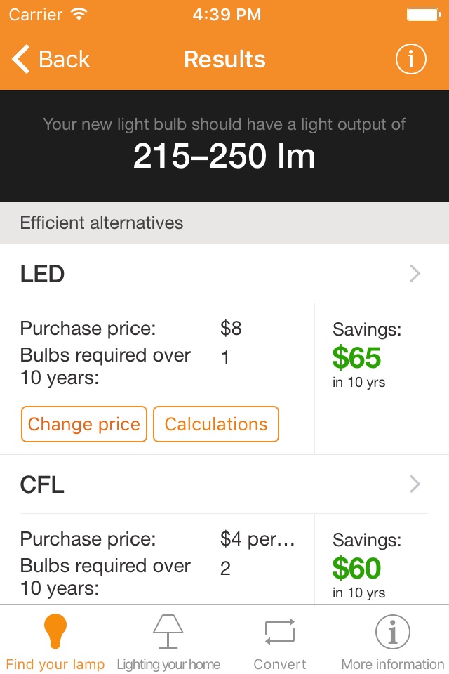 Light Bulb Saver screenshot 3