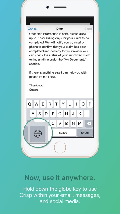 Crisp Email Template Keyboard screenshot-3