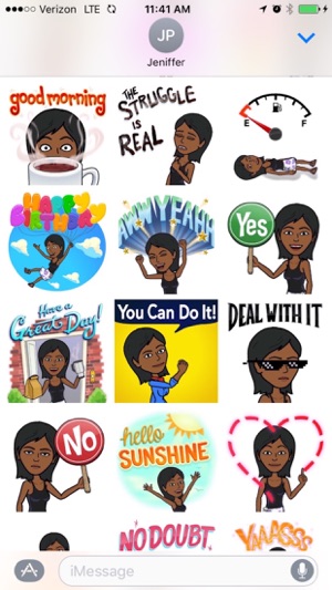 Black Girl Emojis