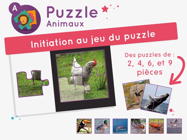 Puzzle-Animaux -- AMIKEO APPS