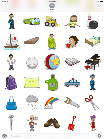 Stickertoons Life – Useful stickers for iMessage screenshot 3