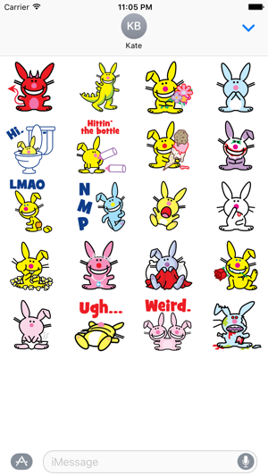 It's Happy Bunny Stickers(圖1)-速報App