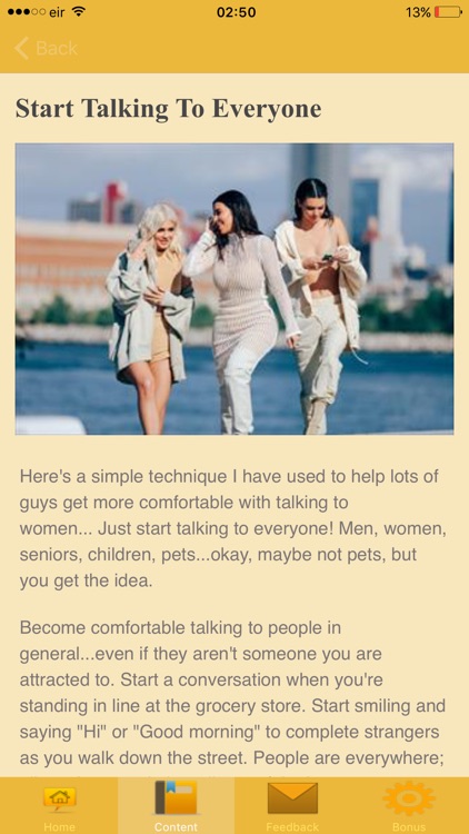 Learn to Talk to Women - Techniques
