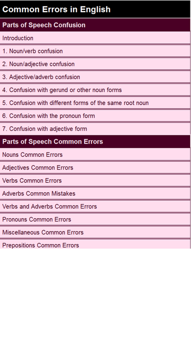 How to cancel & delete Common Errors in English from iphone & ipad 1