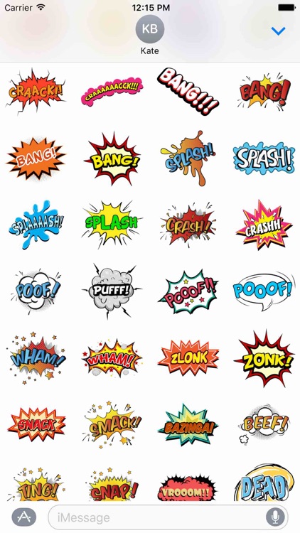 Comic Stickers Pack!