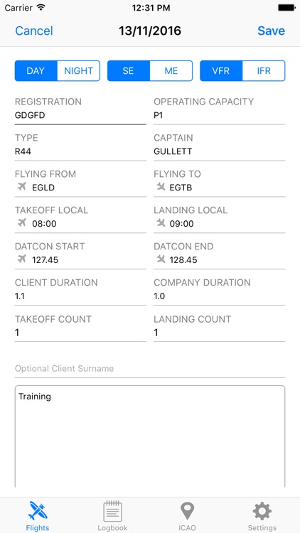 ThinQ Pilot Flying Logbook screenshot-4