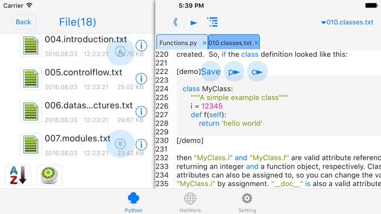 Python3.4 IDE - run code, autocomplete, outline, color code