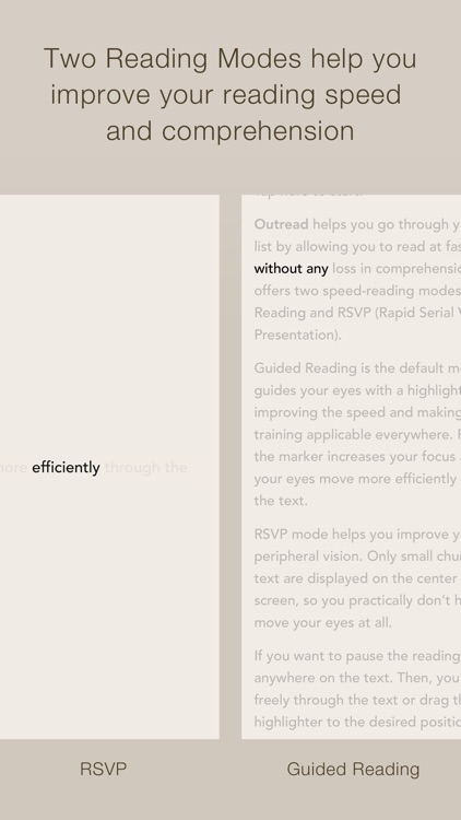 Outread – Speed Reading