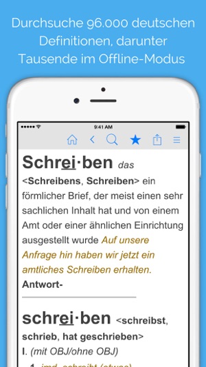 Deutsch Wörterbuch und Thesaurus(圖1)-速報App