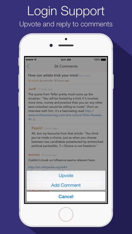 MiniHack - Hacker News Client