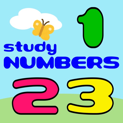 123 study NUMBERS : number learning games / puzzles Icon