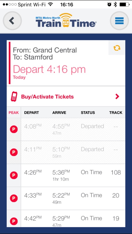 Metro-North Train Time