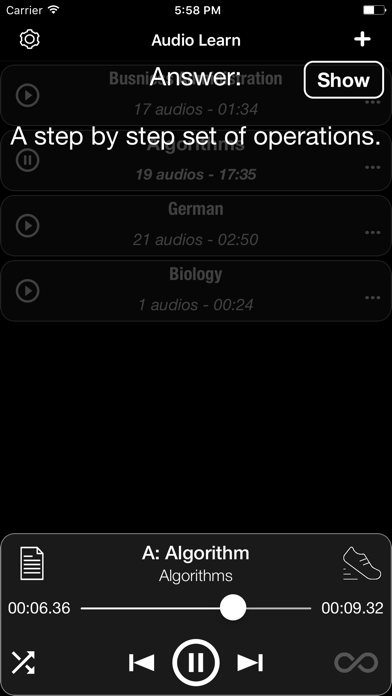 Audio Learn screenshot 4