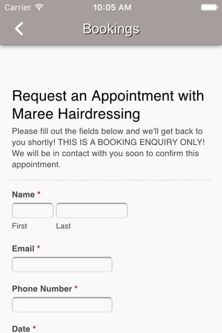 Maree Hairdressing screenshot 3
