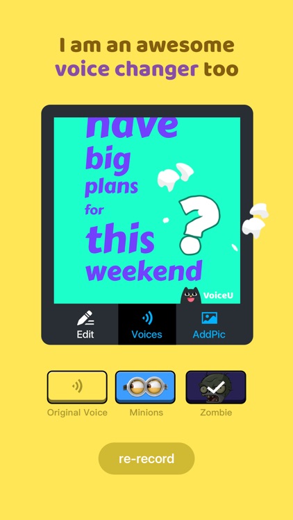 VoiceU-Voice Changer for Snap