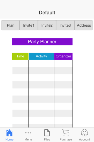 Party Plan screenshot 2