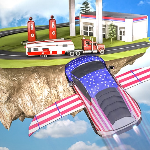 Real Parking of Real Racing Flying Cars iOS App