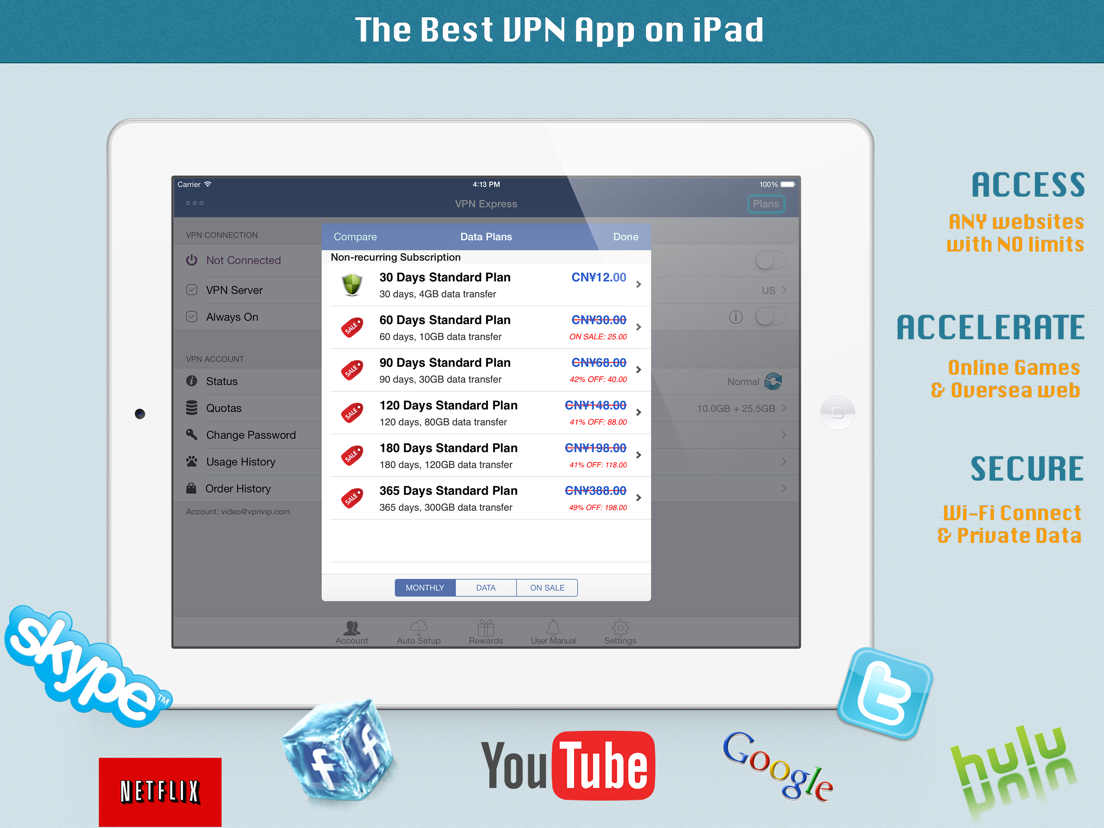 VPN Express - Free Mobile VPN - App voor iPhone, iPad en iPod touch