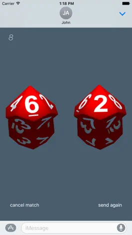 Game screenshot RPG D10 Role-Player Dice for iMessage hack