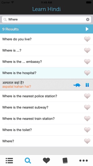 Learn Hindi - Phrasebook for Travel in India(圖2)-速報App