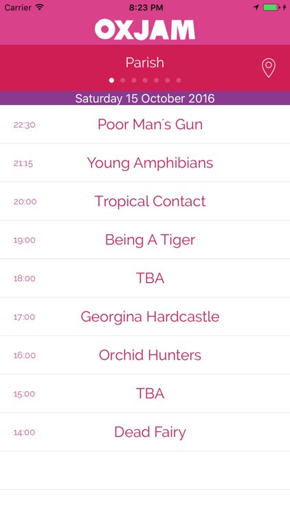 Oxjam Huddersfield Takeover - festival programme